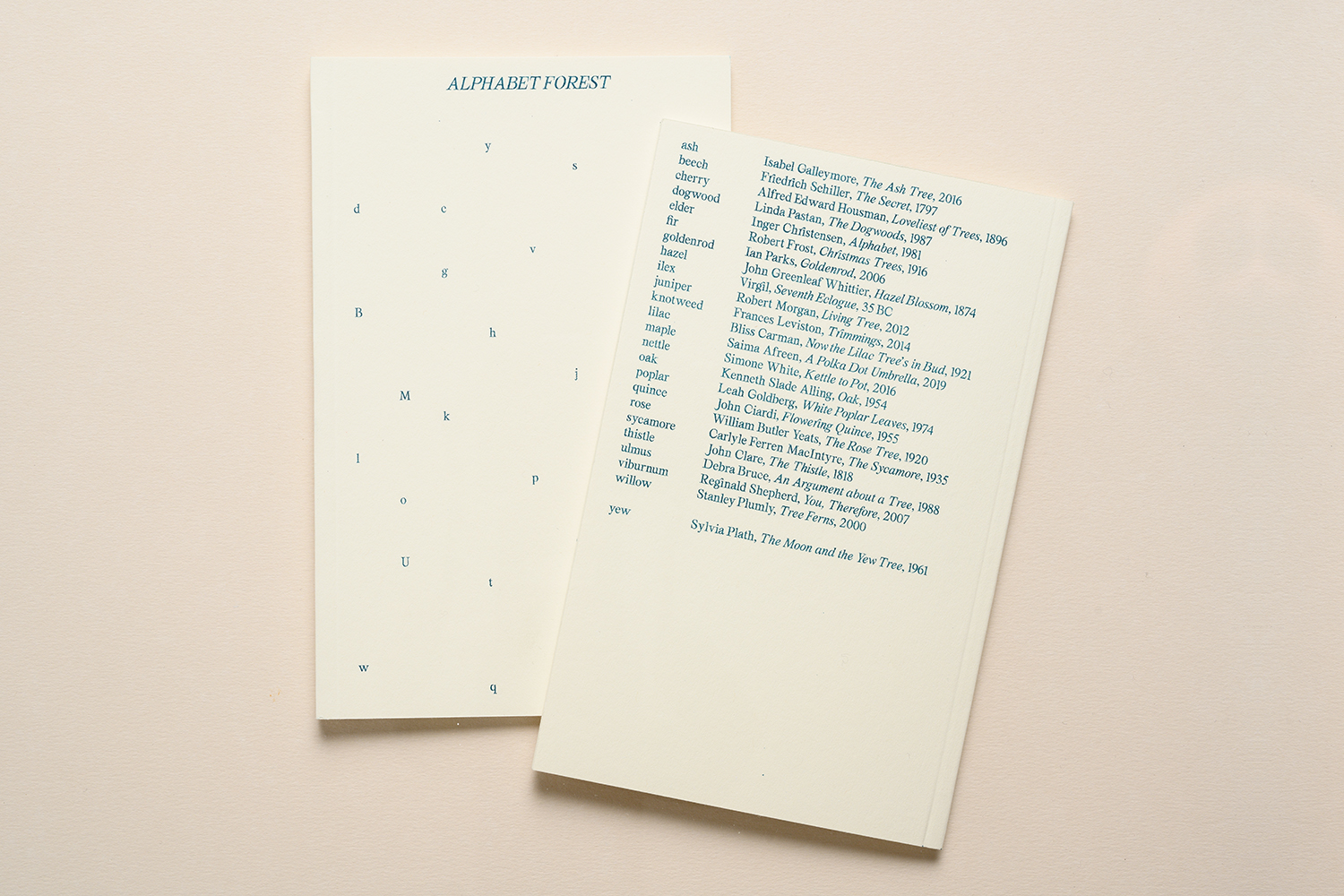 Elfi Seidel, Alphabet Forest, 2022